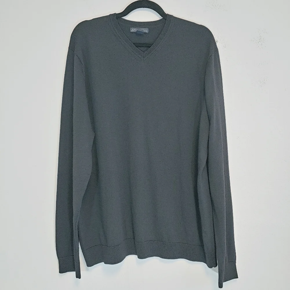 Banana Republic Men's Extra Fine Merino Wool Knit Sweater Sz XL Contemporary